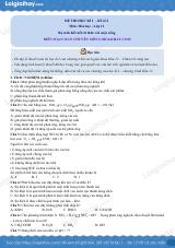Đề thi giữa kì 1 Hóa 11 Chân trời sáng tạo - Đề số 2